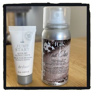 💕Charcoal Detox Dry Shampoo & Jump Start Quick Dry Blowout Serum Travel Size💕